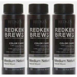 Redken Brews Color Camo Medium Natural x3